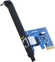 UGREEN Gigabitinis PCI Express tinklo adapteris , PCI Express PCIe tinklo kortelė Gigabitinė Ethernet LAN kortelė 10/100/1000Mbps su 8 cm žemu profiliu, skirta Windows 10, Vista, XP, Win8 ir Win 7