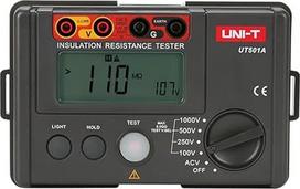 UNI-T UT501A Žemės izoliacijos varžos matuoklis Voltmetras su LCD apšvietimu 1000V