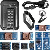 Universalus USB programatorius, T48 Mini Pro programatorius su 10 adapterių, nuo SOP8 iki DIP8, skirtas SPI/Nor/NAND Flash/EMMC/IC testeriui, eprom programatorius su ICSP prievadu