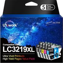 Uniwork LC3219 XL LC3219XL daugiapakopė Brother LC3219XL LC3217 kasetė, skirta Brother MFC-J5330DW MFC-J5730DW MFC-J6530DW MFC-J6930DW MFC-6935DW MFC-J5335DW MFC-J5330DW MFCJ5330DW 4-in-1 spausdintuvui