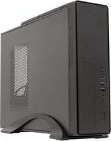 unykach Slim mATX UK 2010 + PSU 450 W Tower 450 W Black Computer Case - Kompiuterių korpusas (Tower, PC, Sgcc, ITX, Micro-ATX, Black, 0.5 mm)
