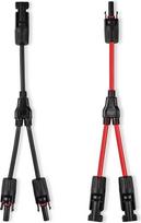 URAQT Saulės kabelis Y Splitter 6 mm² Saulės kabelis Y2 Saulės kabelis Vandeniui atsparus Y Splitter 10AWG Plug & Play Solar Splitter Plug Saulės kabelis Y Splitter MMF+FFM, skirtas lygiagrečiam fotovoltiniam prijungimui