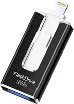 USB atmintinė "iPhone", 256GB, sertifikuota MFi, su "Lightning" A, C ir "Micro USB", suderinama su "iPhone", "iPad", "Android" ir kompiuteriu, greita USB 3.0, plečia nuotraukas, dokumentus ir vaizdo įrašus