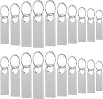 USB atmintinė 16GB, 20 USB atmintinių, metalinė sidabrinė, skirta duomenims kopijuoti iš kompiuterio ar kito įrenginio