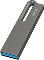 USB atmintinė 256GB 3.0 Stick Pen Drive USB atmintinė USB atmintinė Didelės spartos duomenų saugykla ir lengvas perkėlimas kompiuteriui, planšetiniam kompiuteriui, nešiojamajam kompiuteriui, mobiliajam telefonui, pilka