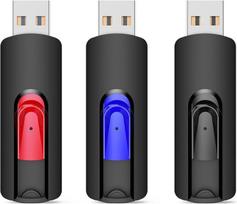 USB atmintinė 64GB 3.0, 3 vnt. "Vansuny" USB atmintinės 3.0, 64GB, 3 vnt. 64GB, 3 vnt. Atminties atmintinės 64GB, skirtos duomenų saugojimui, atsarginės kopijos, skirtos kompiuteriui, kompiuteriui, staliniam kompiuteriui, nešiojamajam kompiuteriui ir