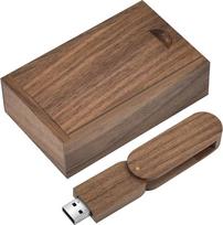 USB atmintinė 64GB Medinis USB 2.0 "Flash Drive" duomenų kaupiklis "Memory Stick" atmintinė su medine dėžute "Memory Stick" vestuvėms, draugams, šeimai