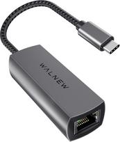 USB C 2.5 Gigabit Ethernet adapteris, WALNEW USBC LAN kabelio kištukas, "Thunderbolt 4/3 RJ45" tinklo adapteris, skirtas "MacBook Pro/Air M1 M2", "Mac Mini", "iMac", "Surface Laptop", "iPad 10", "Samsung Galaxy Tab S9 S8", "Dell