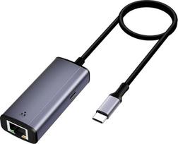 USB C ir Ethernet adapteris su 100 W įkrovimo prievadu, RJ45 ir USB C 1Gb/s C tipo Gigabit Ethernet LAN adapteris, skirtas nešiojamiesiems kompiuteriams, MacBook Pro/Air, Dell XPS, Chromebook, Surface Book