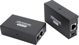 USB eterneto plėstuvas su 4 USB 2.0 šakotuvais, 262 pėdos, 480Mbps, "Plug and Play", pilnas komplektas