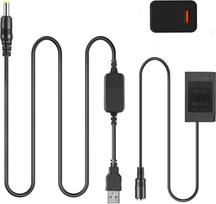 USB laidas EH-5 + EP-5C EP5C nuolatinės srovės jungtis EN-EL20 baterijos manekenas, skirtas Nikon 1J1 1J2 1J2 1J3 1S1 1AW1 V3 Coolpix A Coolpix P1000