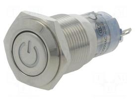 Switch: vandal resistant | Pos: 2 | SPDT | 0.5A/220VAC | 1A/24VDC | IP40