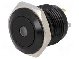 Switch: vandal resistant | Pos: 2 | SPST-NO | 2A/36VDC | IP65 | OFF-(ON)