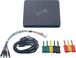 USB loginis analizatorius, nešiojamasis DSLogic analizatorius 100 MHz mėginių ėmimo dažnis C tipo 16G gylis 16 kanalų su srautiniu ir buferiniu režimais