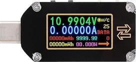 USB testeris Skaitmeninis LCD ekranas Energijos matuoklis Multimetras mobiliesiems įkrovikliams