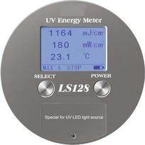 UV matuoklis, LS128 UV energijos matuoklis UV galios integratorius su galios temperatūros kreive Energija, skirta 340-420 nm UV šviesos diodų kietinimui UV spinduliais