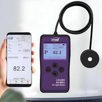 UV šviesos matuoklis LS126C Linshang Tiesioginis pardavimas LS126C ultravioletinės spinduliuotės radiometro testas 254 nm UVC baktericidinė sterilizacijos lempa su baterija