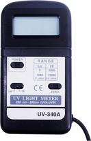 UV-340A 0-1999uW/cm2.2000-19990uW/cm2, 290-390nm (UVA, UVB), UV šviesos matuoklis