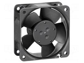 Fan: DC | axial | 12VDC | 60x60x25mm | 46.1m3/h | 38dBA | ball bearing
