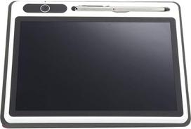 Užrašų knygutė, 10 colių, elektroninė užrašų knygutė, LCD rašymo planšetė, F užrašų knygutė, LCD planšetė, piešimo bloknotas, verslo piešimo priemonė, 9 colių, juoda su odiniu dėklu (raudona (Mi