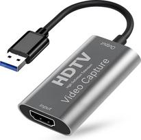 Vaizdo įrašymo kortelė, HDMI ir USB garso vaizdo įrašymo plokštės, 4K30fps įvestis, 1080P60fps žaidimų įrašymo kortelė transliacijai, vaizdo konferencijoms, žaidimams, OBS ir kt., skirta "Windows Mac OS" sistemai