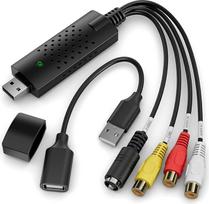 Vaizdo įrašymo kortelė USB 2.0 garso ir vaizdo įrašo keitiklis iš RCA į USB, konvertuoja VHS, Mini-DV, VCR, Hi8, DVD į skaitmeninį formatą, skirtas kompiuteriui, televizoriui, vaizdo kamerai, juostiniam grotuvui, "Mac", suderinamas su "Windows Vista