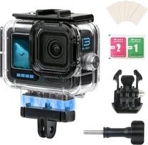 Vandeniui atsparus nardymo korpusas "GoPro HERO13/12/11/10/9 Black" - 60M povandeninis korpusas su magnetiniu uždarymo laikikliu Apsauginis povandeninis nardymo korpusas Korpuso priedai