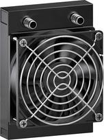 Vandens aušinimo radiatorius, 8 vamzdžių aliuminio šilumokaitis radiatorius su ventiliatoriumi PC CPU kompiuterio vandens aušinimo sistemai DC12V 80mm