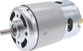 Variklis DC 895 su papildomu jungikliu, 12/24V, maksimali galia 360W, variklio galia, 6000 aps/min, 12000-20000, skirtas raketoms ir ritinėliams (3000-24V)