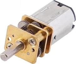 Variklis GA12-N20 DC 3V 6 12, Vollmetall-Drehzahlminderer, 30 U/min, 50, 60, 150, 200, 300, 600, 1000(12v, 200 aps./min)