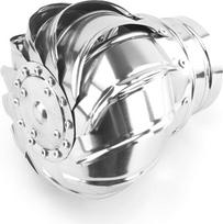 Vėjo turbinos, 1 gabalas 110 mm 201 nerūdijančio plieno stogo ventiliatorius be pavaros "Pipefit" palėpės ventiliatoriaus vėjo turbinos