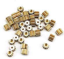 Veleno sliekinė pavara, krumpliaračių velenas, modulio krumpliaratinis variklio velenas Skylė 1,5/2 mm Išorinis skersmuo 5,6 mm Mechaniniai variniai krumpliaračiai 10 vnt. (Dydis: 2 mm kietas, spalva: 12 dantų,