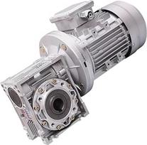 Vertikalios šnekos agregatai, NMRV063 220 V Einphasen-Schneckengetriebe mit Getriebemotor 0,55 kW 71B5 (santykis 7,5:1)