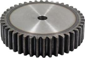 Verzahnung Spiralkegelrad 2 Stück 5 Mod Stirnradgetriebe 5M 10/11/12/13/13/14/15/16/17/18-25T Zahnstahl Dicke 50mm Metall Mechanisches Getriebe Ritzel (5M 12T skylė 16mm)