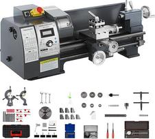 VEVOR 1100 Watt Mini metalo tekinimo staklės 8 x 16 colių, skirtos metalui tekinti ant stendo, tikslios lygiagrečios tekinimo staklės