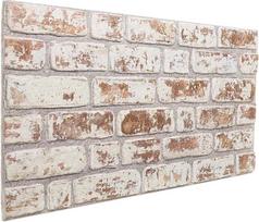 vidaXL Wandpaneele, 10 Stück, rot, 100 x 50 cm, EPS-Schaumstoff, modern, rechteckig, leicht zu reinigen, Innenstil, funktional, Heimdekoration