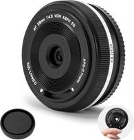 VILTROX 28 mm F4.5 XF Pancake APS-C objektyvas Fuji XF, automatinio fokusavimo plataus kampo fiksuoto židinio nuotolio objektyvas Fujifilm Fuji X-Mount X-Pro2 X-Pro3 X-S10 X-T20 X-T30 XT30II X-T200 X-H2 X-H2S X-T5 X-S20 X-T50 X-M5