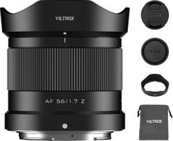 VILTROX 56mm F1.7 AF objektyvas Nikon Z-Mount, f/1.7 APS-C didelės diafragmos automatinio fokusavimo fiksuoto židinio nuotolio objektyvas, suderinamas su Nikon Z-Mount fotoaparatais Z5, Z50, Z6, Z6II, Z7, Z7II, ZFC, Z30, Z9, Z8, ZF