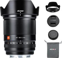 VILTROX AF 13mm F1.4 objektyvas "Sony E-Mount", F/1.4 itin plataus kampo APS-C fiksuoto židinio nuotolio su automatiniu fokusavimu, skirtas "Sony E-Mount" fotoaparatams A6600 A6500 A6300 A6400 A7 A7R A7C A7II A7II A7RII A7SIII A7III A9
