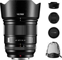 VILTROX AF 27 mm F1.2 Pro APS-C objektyvas "Fuji X-Mount", AF 27 f/1.2 plataus kampo objektyvas, didelės diafragmos automatinio fokusavimo objektyvas, suderinamas su "Fuji X-T5", "X-T50", "X-E5", "X-T30 III", "X-M5", "X-H2", "X-H2S