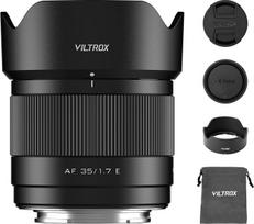VILTROX AF 35 mm F1.7 Air E objektyvas "Sony E-Mount", f/1.7 APS-C automatinio fokusavimo fiksuoto židinio nuotolio, suderinamas su "Sony E-Mount" beveidrodžiais fotoaparatais ZV-E10 II, EV10 a6700 a6600 a6400 a6400 a7c II, a7rv a7iii