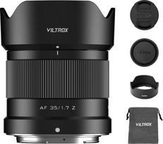 VILTROX AF 35mm F1.7 objektyvas Nikon Z-Mount, f/1.7 APS-C didelės diafragmos automatinio fokusavimo fiksuoto židinio nuotolio objektyvas, suderinamas su Nikon Z-Mount fotoaparatais Z5, Z50, Z6, Z6II, Z7, Z7II, ZFC, Z30, Z9, Z8, ZF