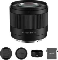 VILTROX AF 50 mm F2.0 Air E objektyvas "Sony E-Mount", F/2.0 didelės diafragmos plataus kampo automobilinis fokusavimo standartinis pagrindinis viso kadro objektyvas, skirtas "Sony E-Mount" a7II a9 A1 FX3 ZVE1 a6000 a6400 ZV-E10 a7R a7S a7C