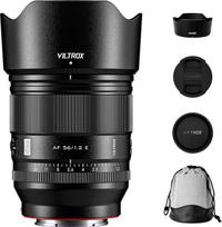 VILTROX AF 56mm F1.2 Pro E objektyvas "Sony E-Mount", 56mm f/1.2 plataus kampo automatinio fokusavimo APS-C pagrindinis objektyvas su HyperVCM varikliu, suderinamas su "Sony" fotoaparatu a7IV a7RV a9II a7CII ZVE1 A1 a6700 a6400