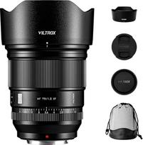 VILTROX AF 75mm F1.2 Pro XF objektyvas Fuji X-Mount, 75mm f/1.2 plataus kampo automatinio fokusavimo APS-C pagrindinis objektyvas su STM varikliu, suderinamas su Fuji fotoaparatu X-H2 X-H2S X-T5 X-E4 X-T50 X-M5 X-S20 XT30II