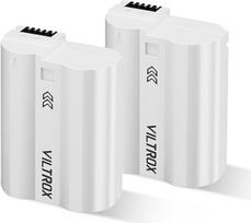 VILTROX EN-EL15C 2 pakuotės fotoaparato akumuliatoriaus įkraunamas akumuliatorius 2400 mAh USB-C, skirtas Nikon D500 D600 D600 D610 D750 D780 D800 D800E D810 D810A D850 D7000 Z8 D7100 D72 000 D7500 Z5 Z6 Z7 Z6II Z7II Zf