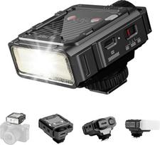 VILTROX Spark Z3 TTL-Kamerablitz für Sony, GN8 6500K On-Camera-Blitz Speedlite mit 7 Leistungsstufen, 650Vollleistungsblitzen, 1s Recycling, 3,7V/1800mAh Li-Ionen-Akku, Softbox (Grau)