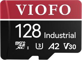 VIOFO 128GB atminties kortelė SD kortelė, didelės spartos su adapteriu, MLC V30 U3, suderinama su 1080P 2K 4K 4K "WiFi" prietaisų kameros automobiline kamera