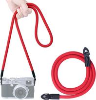 VKO fotoaparato peties diržas DSLR SLR arba veidrodiniams fotoaparatams 120 cm (raudonas)