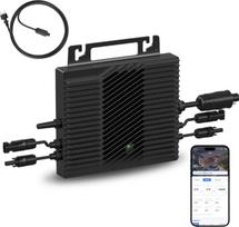 VN2T08 800W maitinimo mikroinverteris, dvigubas MPPT 16-60V DC, programėlės valdymas per WiFi, VDE PV sertifikatas, Plug & Play, IP67, idealiai tinka balkonų elektrinėms, 0% PVM